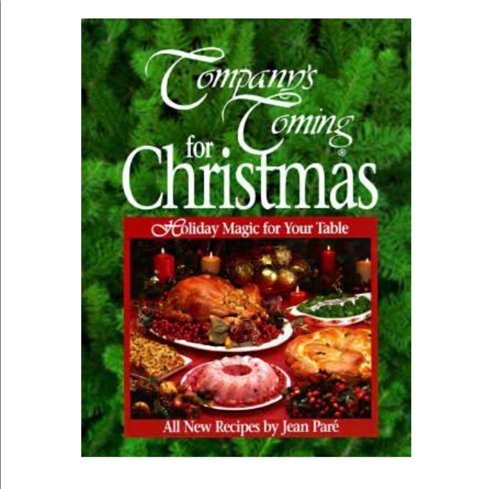 Company's Coming for Christmas Cookbook Hardcover